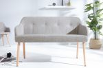 Sofa Ławka Scandinavia szara  - Invicta Interior 6
