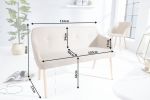 Sofa Ławka Scandinavia natur - Invicta Interior 7