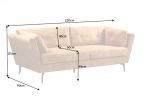 Sofa Marvelous musztardowa - Invicta Interior 10