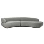 Sofa Milano Velluto szara  2