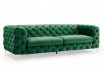 Sofa Chesterfield Modern Barock 240cm zielony butelkowy - Invicta Interior 3