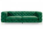 Sofa Chesterfield Modern Barock 240cm zielony butelkowy - Invicta Interior 2