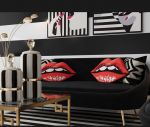 Sofa Mouth czarna - Inart 3