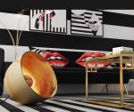 Sofa Mouth czarna - Inart 4