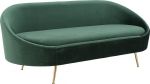 Sofa Mouth zieleń butelkowa - Inart 1