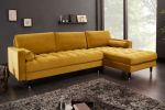 Sofa Narożnik Cozy Velvet  aksamitny musztardowy - Invicta Interior 8