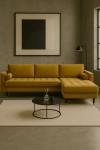Sofa Narożnik Cozy Velvet  aksamitny musztardowy - Invicta Interior 3