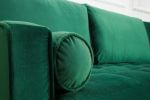 Sofa Narożnik Cozy Velvet aksamitny zielony - Invicta Interior 6