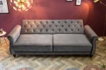 Sofa rozkładana Maison Belle II 220 cm szara   - Invicta Interior 5