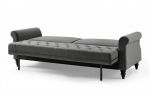 Sofa rozkładana Maison Belle II 220 cm szara   - Invicta Interior 4