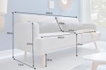 Sofa rozkładana Studio szara - Invicta Interior 13