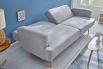 Sofa rozkładana Studio szara - Invicta Interior 8