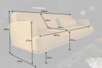 Sofa rozkładana Studio żółta musztardowa - Invicta Interior 10