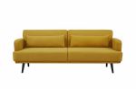 Sofa rozkładana Studio żółta musztardowa - Invicta Interior 2