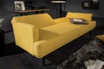 Sofa rozkładana Studio żółta musztardowa - Invicta Interior 4