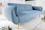 Sofa rozkładana Wersalka Divani niebieska - Invicta Interior 10