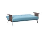 Sofa rozkładana wersalka Extravaganza niebiesko-miętowa - Item International 4