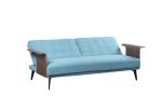 Sofa rozkładana wersalka Extravaganza niebiesko-miętowa 3