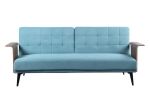 Sofa rozkładana wersalka Extravaganza niebiesko-miętowa 1