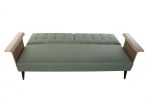 Sofa rozkładana wersalka Extravaganza zielona retro - Item International 4