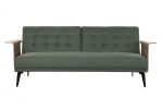 Sofa rozkładana wersalka Extravaganza zielona retro 1