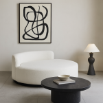 Sofa Teddy future boucle biała 150 cm - Item International 2