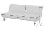 Sofa Wersalka Petit Beaute beżowa - Invicta Interior 7