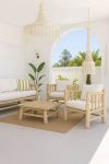 Sofa z drewna tekowego Prime natur - Item International 2