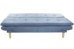 Sofa z funkcją spania niebieska 2