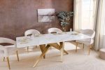 Stół Art Living 200 cm biały marmur  - Invicta Interior 4
