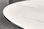 Stół ceramiczny okrągły z obrotowym blatem Spin Aurora Oro 150 cm marmur biały - Invicta Interior 8
