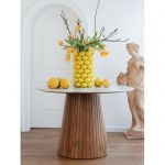 Stół drewniany Grace z marmurowym blatem - Kare Design 4