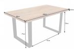 Stół Iron Craft 140 cm drewniany sheesham  - Invicta Interior 10