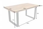 Stół Iron Craft 160 cm drewniany sheesham  - Invicta Interior 10