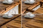 Stół Lagos drewniany rozkładany 160-240 cm  - Invicta Interior 4