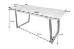 Stół Loft 160 cm w kolorze betonu - Invicta Interior 9