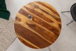 Stół Makassar drewniany okrągły 80 cm - Invicta Interior 4