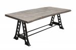 Stół Mammut industrialny 220 cm drewno akacjowe szare - Invicta Interior 2