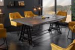 Stół Mammut industrialny 220 cm drewno akacjowe szare - Invicta Interior 9