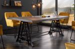 Stół Mammut industrialny 220 cm drewno akacjowe szare - Invicta Interior 1