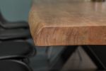 Stół Mammut X 240cm drewno akacjowe 60mm honey - Invicta Interior 7