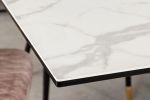 Stół Marvelous rozkładany 180-220-260 cm ceramiczny marmur biały - Invicta Interior 8