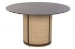 Stół okrągły Capri drewno mango rattan - Item International 1
