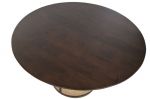 Stół okrągły Capri drewno mango rattan - Item International 4