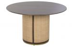 Stół okrągły Capri drewno mango rattan - Item International 3