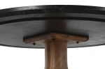 Stół okrągły drewniany Modern z czarnym marmurowym blatem - Item International 4