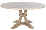 Stół okrągły drewniany Stylized natur 150 cm - Item International 1