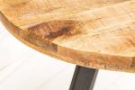 Stół okrągły Iron Craft 80 cm drewniany - Invicta Interior 5