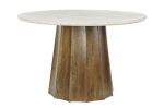 Stół okrągły Mango z marmurowym blatem 1