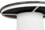 Stół okrągły Relief biały z czarnym marmurem - Item International 4